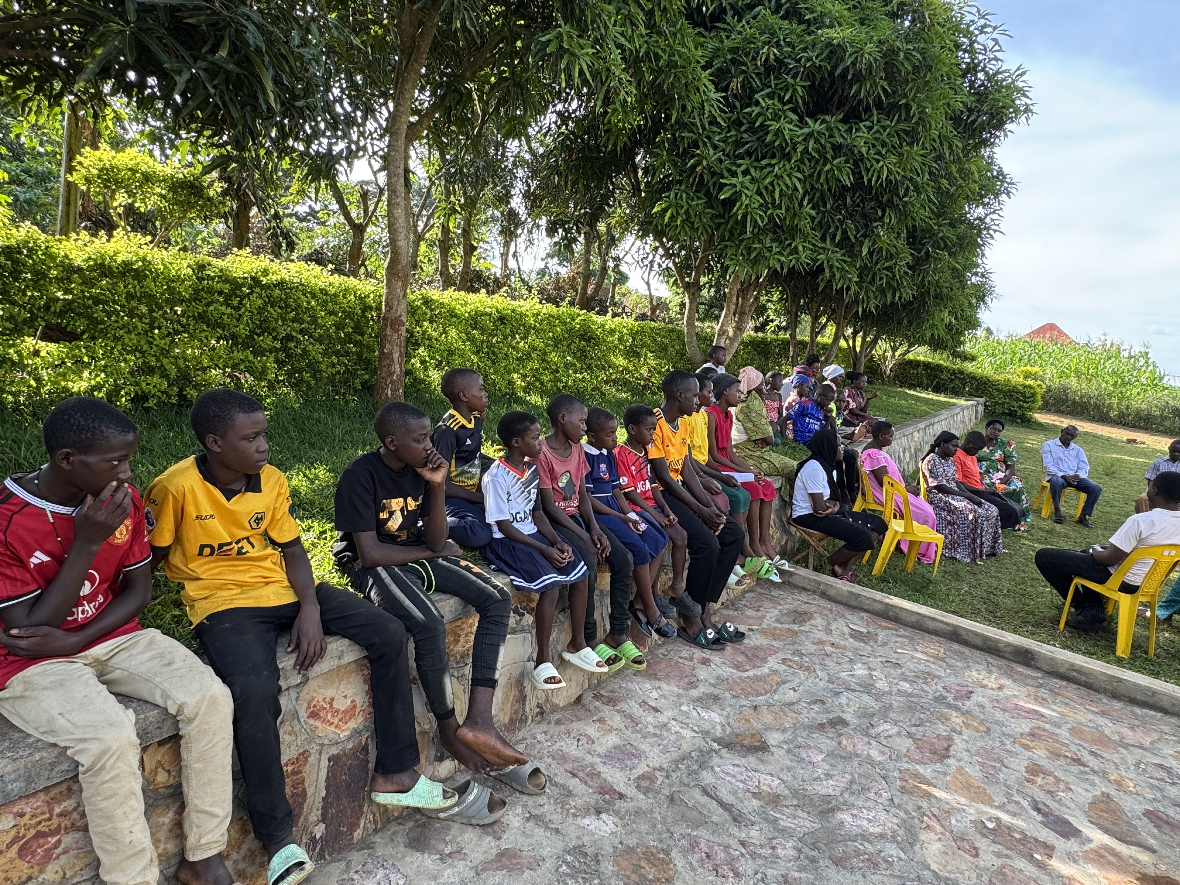 Children participating in Foundation activities